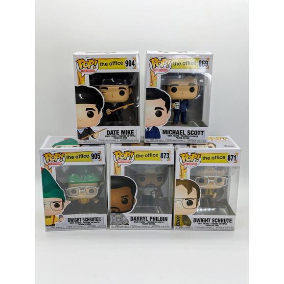 Funko Pop! The Office - Dwight Schrute 871 905 Michael Scott 869 904 Darryl 873